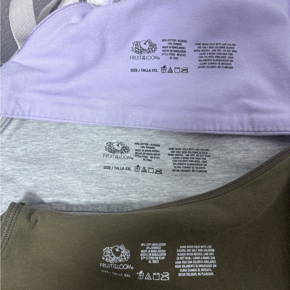 3-Fruit of the Loom Underwire Bra size XXL - Picture 8 of 9